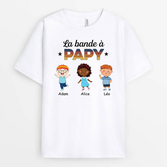 1606AFR2 t shirt la bande a papy bd personnalise