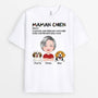 1607AFR2 t shirt definition de maman chien personnalise