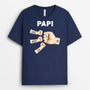 1616AFR2 t shirt papy version simple personnalise