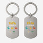 1628JFR1 porte cle aluminium personnalise ce papa appartient a empreintes colorees 1628jkq5b
