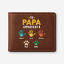 1628JFR1 portefeuille cuir personnalise ce papa appartient a empreintes de mains 1628j8q5b