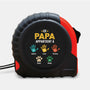 1628OFR1 metre ruban personnalisable ce papa appartient a avec empreintes de mains 1628okq5b
