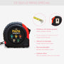 1628OFR4 metre ruban personnalisable ce papa appartient a avec empreintes de mains 1628okq5b