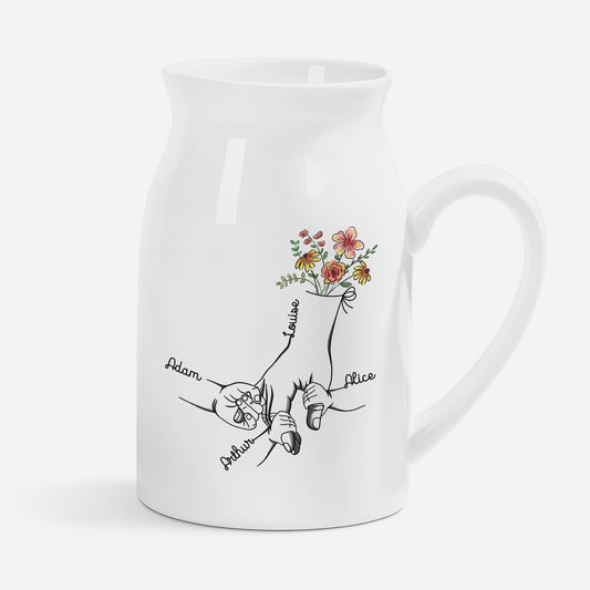 1672OFR1 vase personnalise tenir la main de mamie maman 1672o6p5a