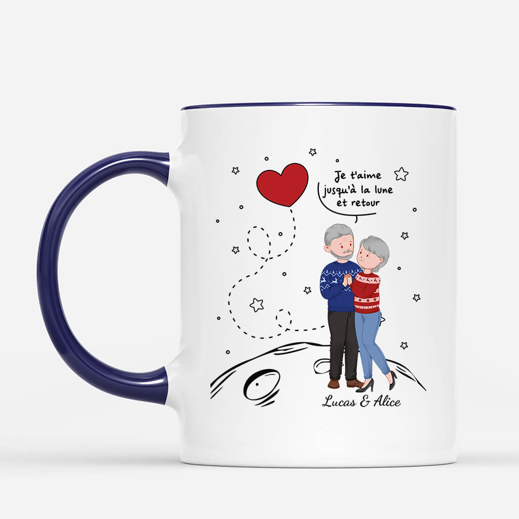 1742MFR2 mug je taime jusqua la lune et retour saint valentin personnalise