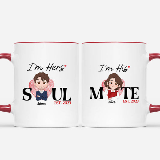 1750MFR1 mug l_ame soeur je suis le sien personnalise