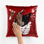 1766PFR2 coussin sequin depuis le jour ou je tai rencontre personnalise