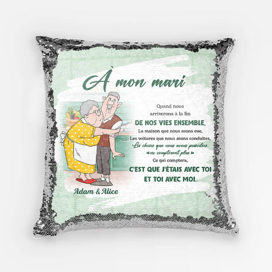 1797PFR1 coussin sequin a mon mari personnalise