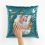 1811PFR2 coussin sequin on va etre ensemble pour toujours personnalise