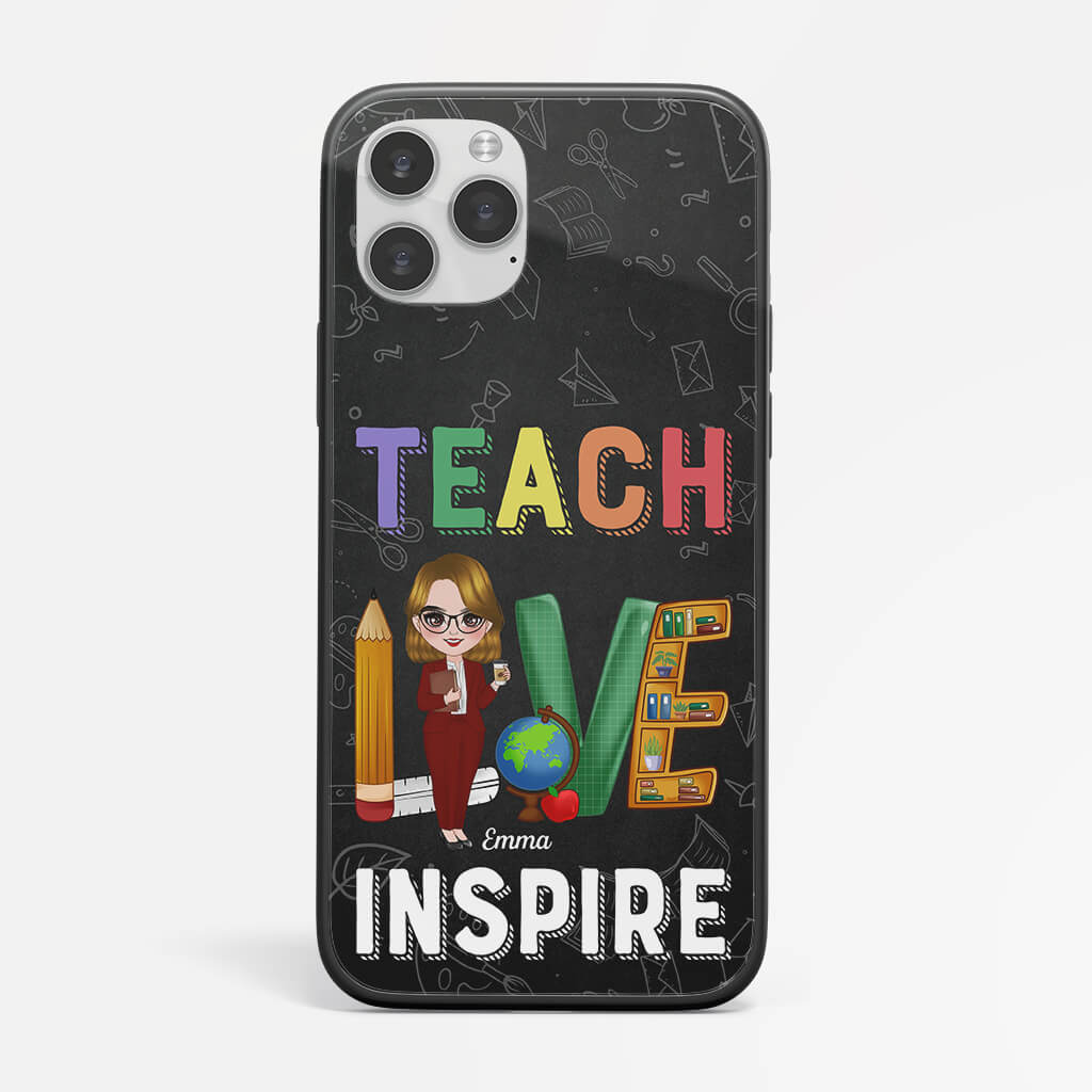 1835FFR1 coque enseigner aimer inspirer prof personnalise