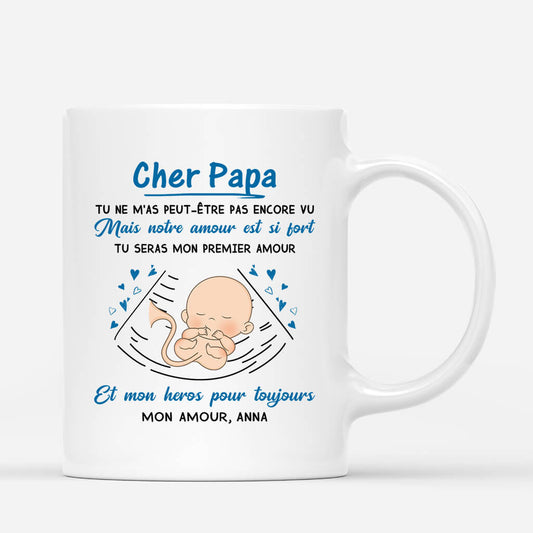 1837MFR1 mug cher papa personnalise