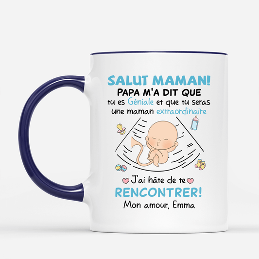 1840MFR2 mug salut maman personnalise