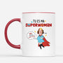1846MFR2 mug tu es ma superwoman personnalise