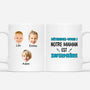 1852MFR1 mug detendez vous maman est infirmiere personnalise