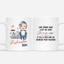 1861MFR1 mug une femme sage retraitee personnalise