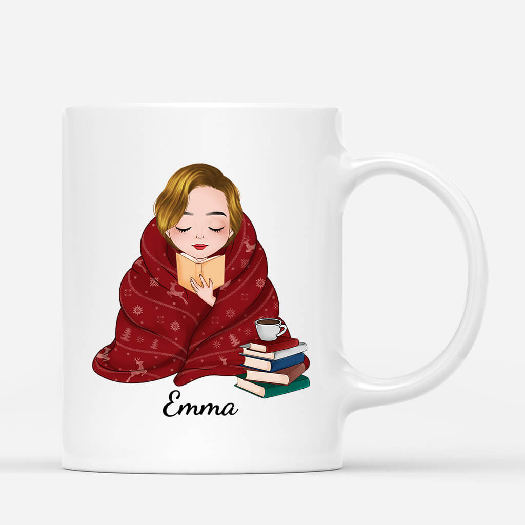 1866MFR2 mug juste une femme qui aime les livres personnalise