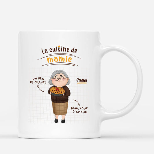 1891MFR1 mug la cuisine de maman personnalise