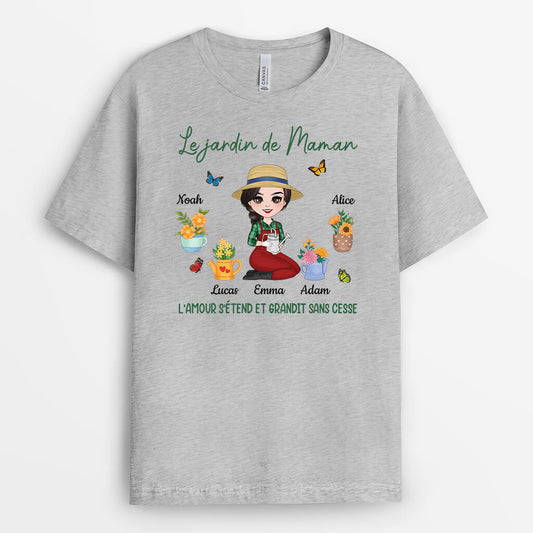 1899AFR2 t shirt jardin de mamie personnalise