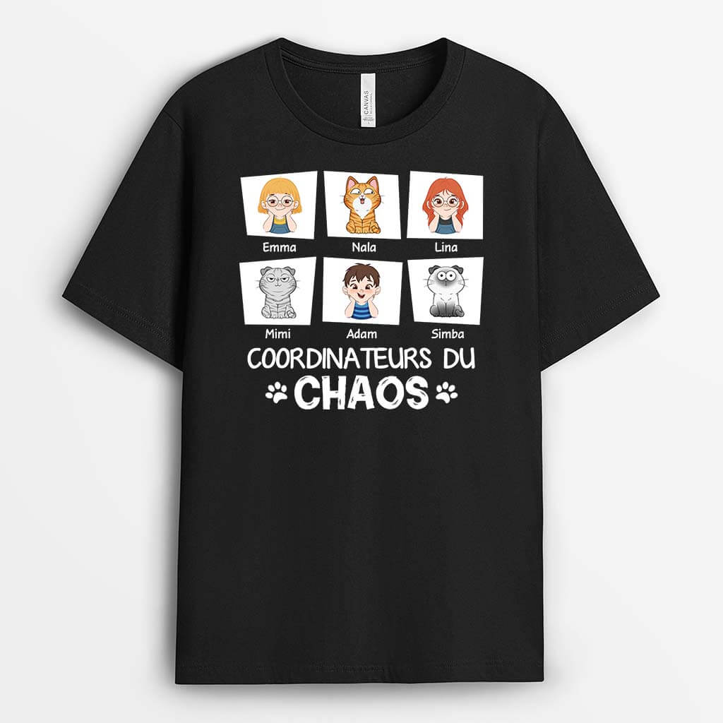 1923AFR1 t shirt coordinatrice du chaos personnalise