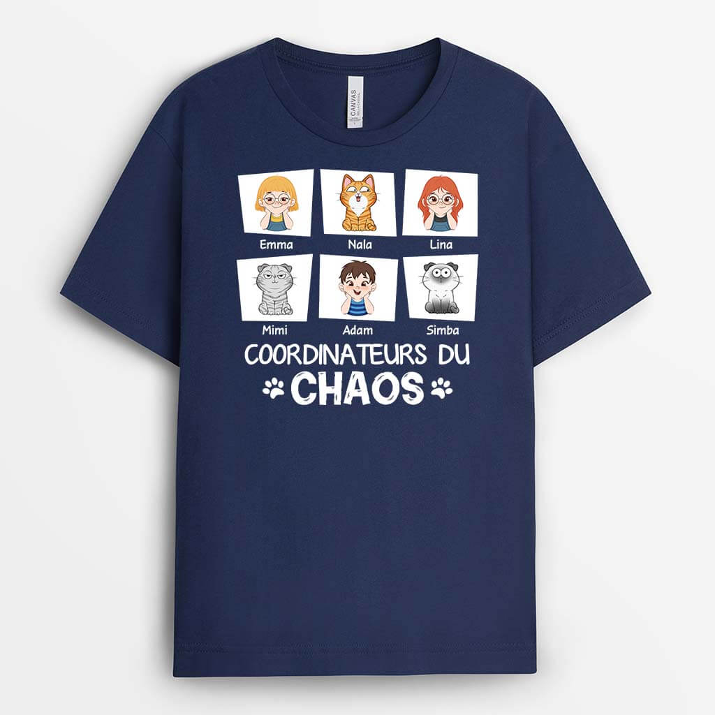 1923AFR2 t shirt coordinatrice du chaos personnalise