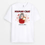 1931AFR1 t shirt maman chat personnalise_2