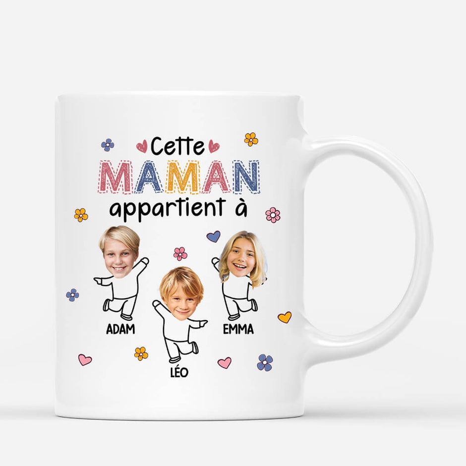 Cupdarling Mug Future Maman Personnalisé - Chère Mamie Cette Fête Des Mères Je Suis Encore Dans Le Ventre - Tasse 330ml