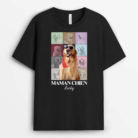 1948AFR1 t shirt maman chien papa chien personnalise
