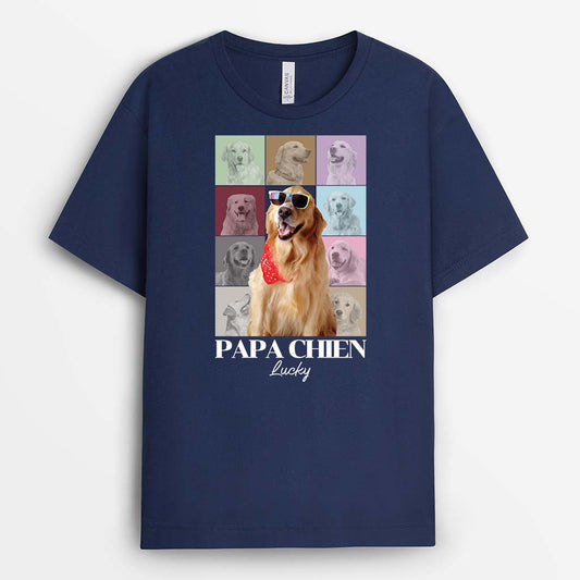 1948AFR2 t shirt maman chien papa chien personnalise