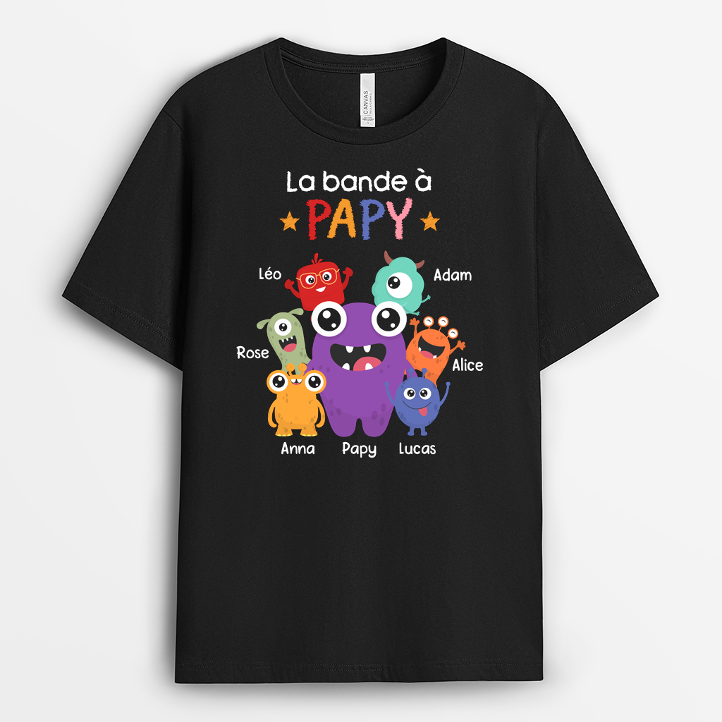 1950AFR2 t shirt la bande a papa papy monstres personnalise