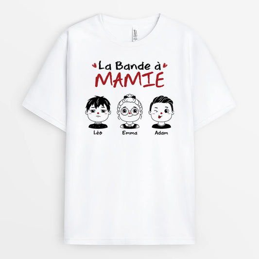 1957AFR1 t shirt la bande a mamie maman personnalise