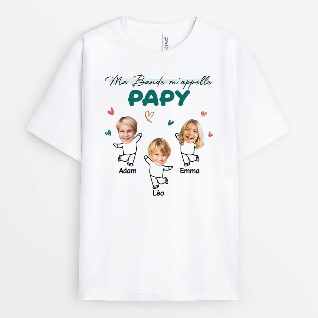 1962AFR2 t shirt ma bande mappelle papy papa personnalise_40bfa944 1bc1 47fe 8177 2b32329be095