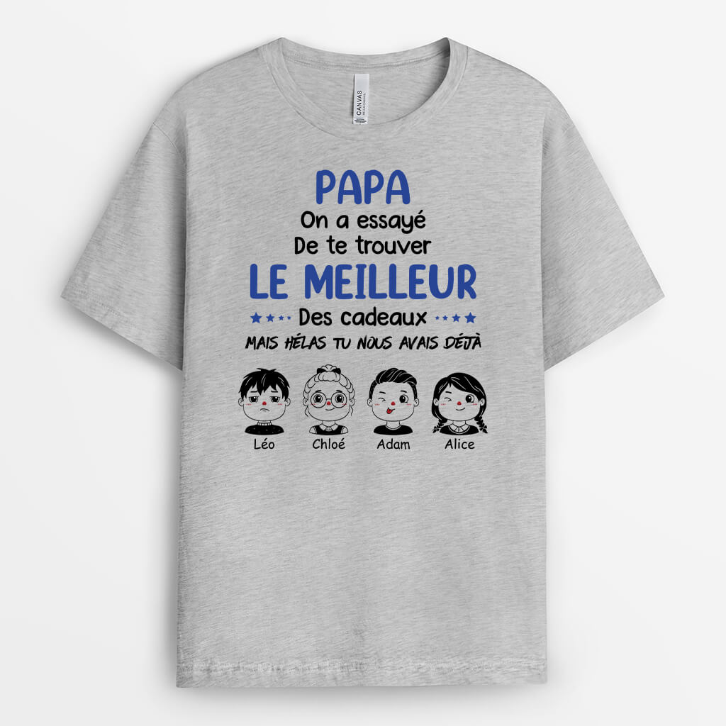 T Shirt Personnalis Pour Papa Cadeau Plus T Shirt Personnalis Pour Papa Cadeau Plus