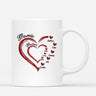 1969MFR1 mug maman mamie avec coeur rouge personnalise