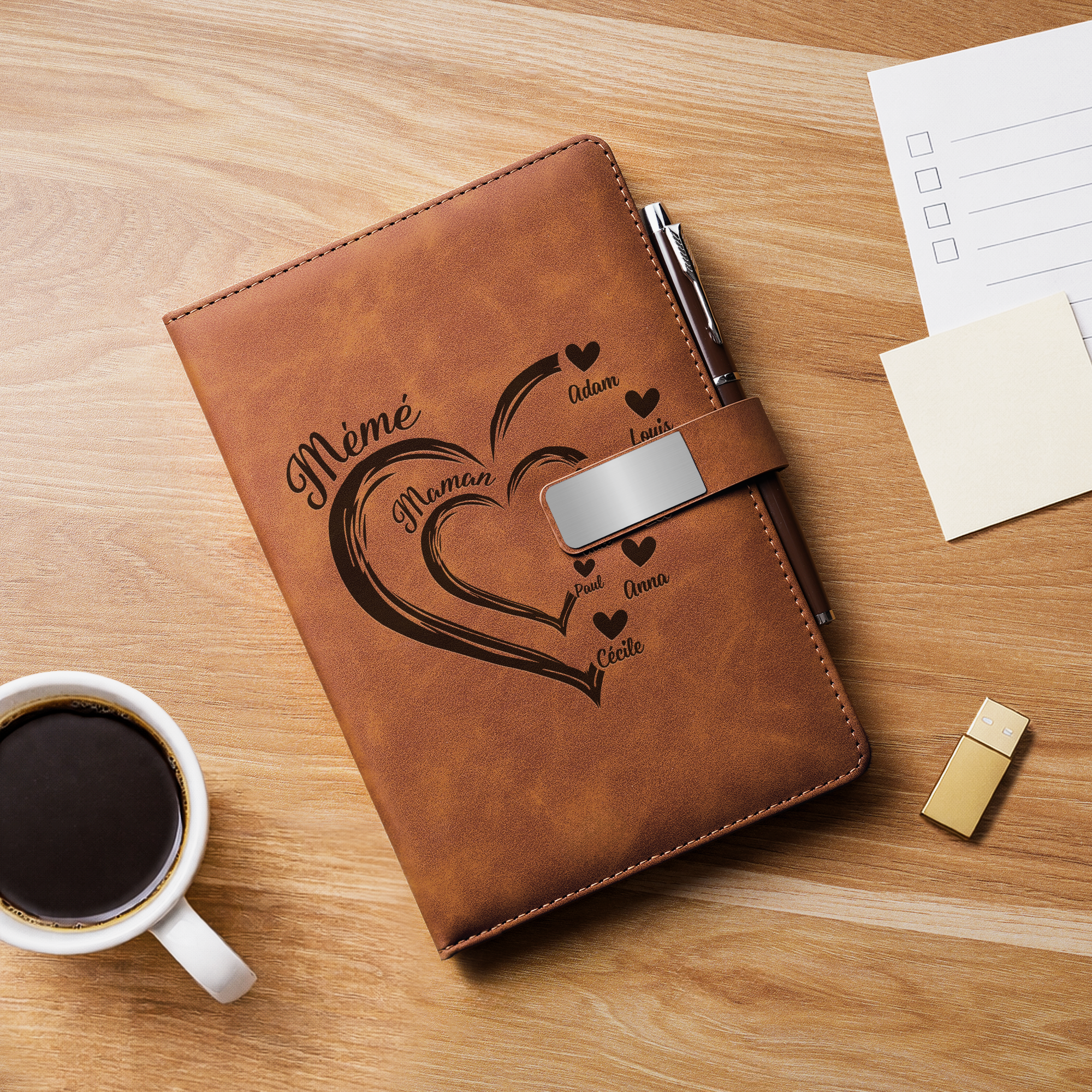 1969MFR2 coffret carnet en cuir personnalisable_ grave coeur de maman mamie 1969mo8t7a_48770fb2 1ec7 41f9 b78a 93b3afc80c91