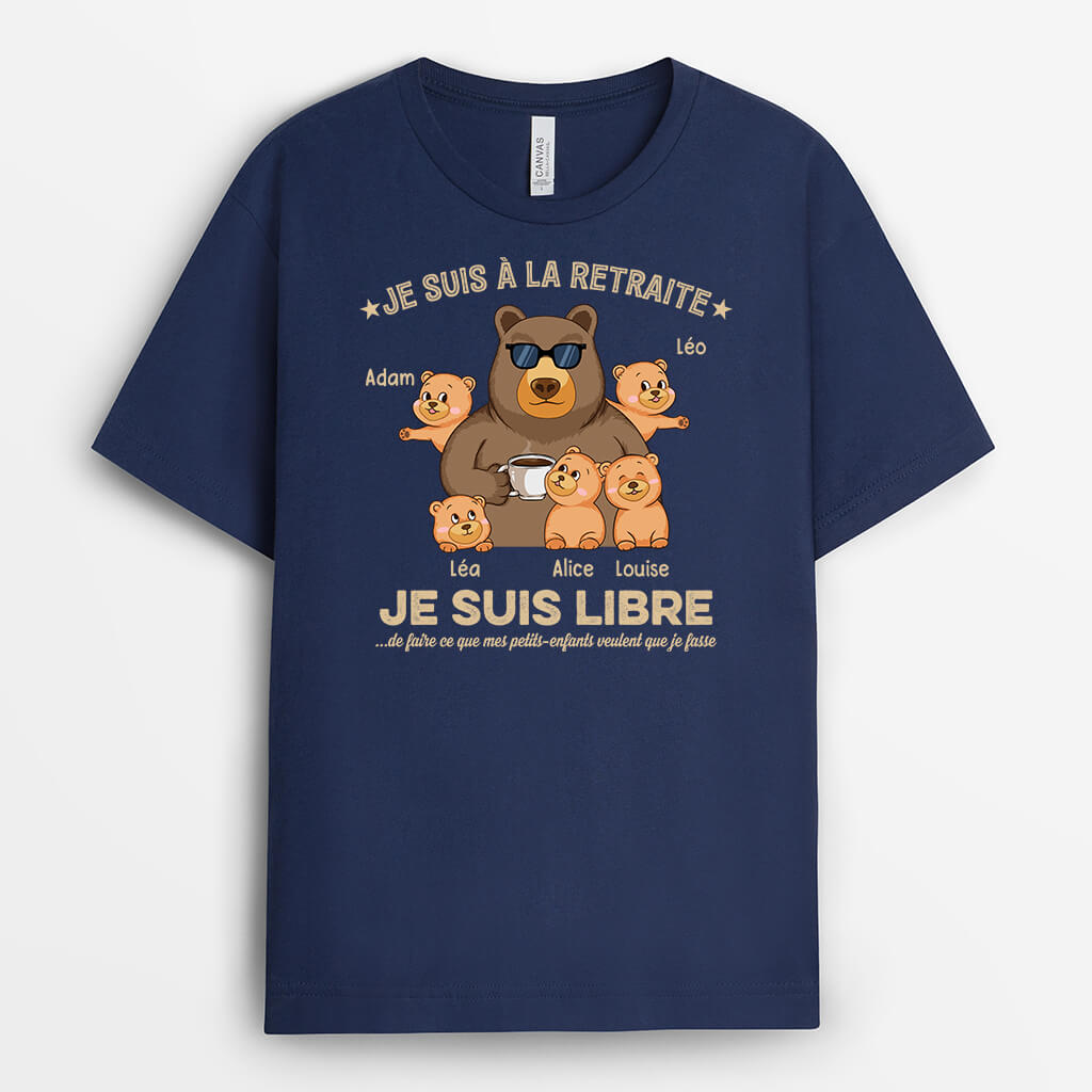 1988AFR2 t shirt papa est libre de faire ce que ses enfant veulent personnalise