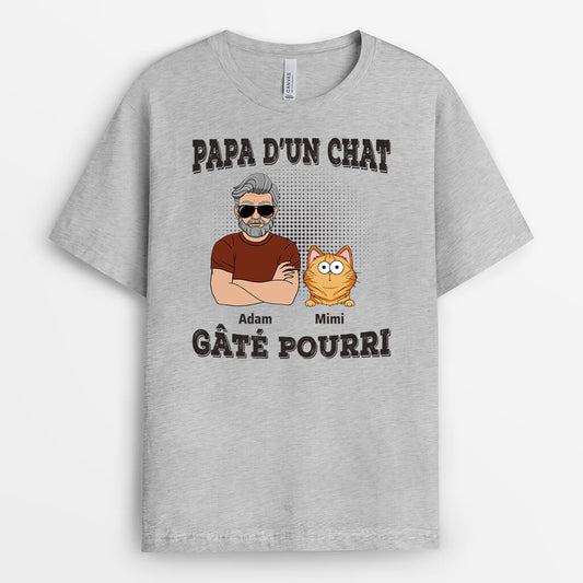 1993AFR1 t shirt papa du chat gate pourri personnalise