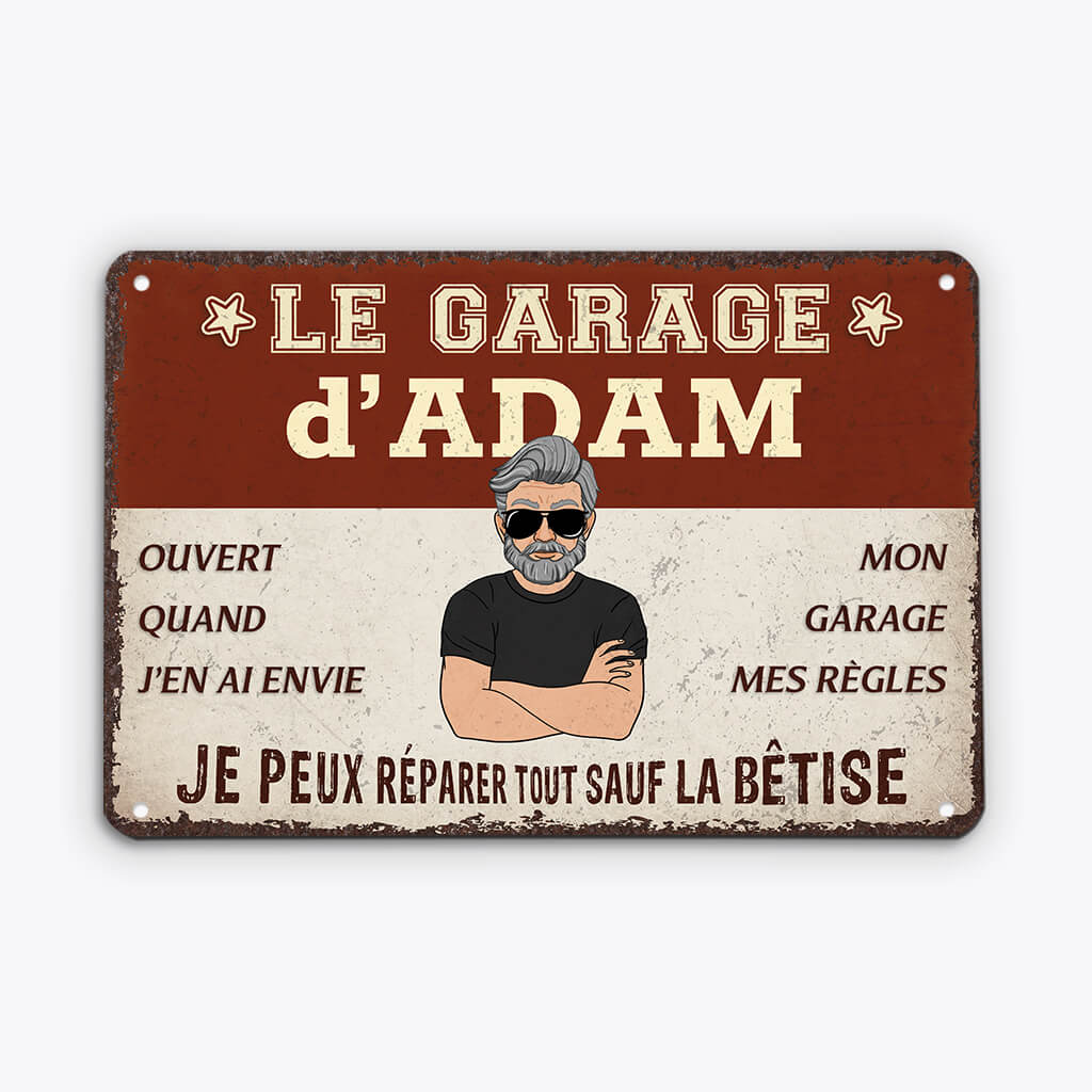 1998EFR1 plaque je peux reparer tout sauf la betise personnalisee