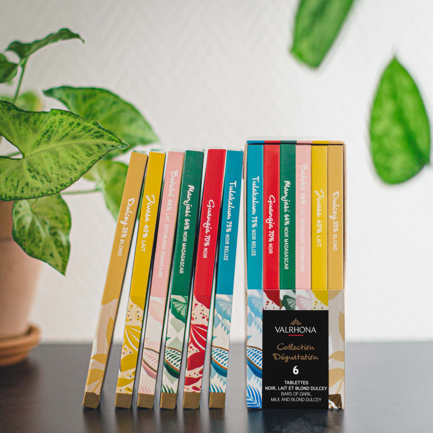 Valrhona – Coffret 6 Tablettes