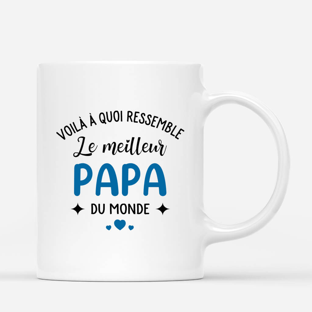 2000MFR6 mug le meilleur papa ressemble a personnalise