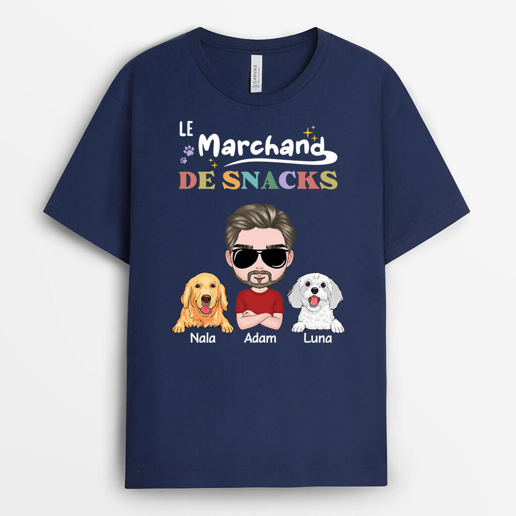 2010AFR2 t shirt le revendeur la revendeuse de friandise version chiens personnalise