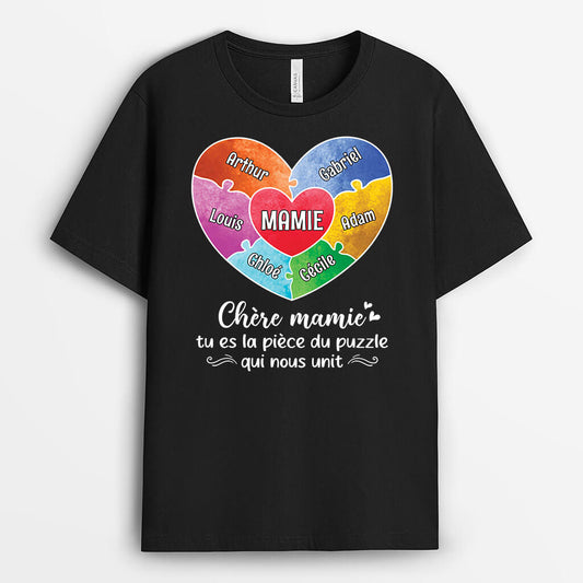 2016AFR1 t shirt chere mamie puzzle personnalise