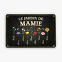 2021EFR1 plaque jardin fleurs de mamie maman personnalisee_a61edfc3 24cc 40e7 b8ae 08eb610d0de5