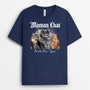 2022AFR1 t shirt papa chat maman chat personnalise