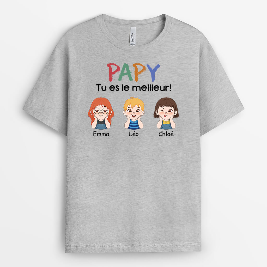 2031AFR1 t shirt papa tu es le meilleur personnalise_02195bb6 783c 48b8 8410 f32ed17dd057