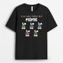 2046AFR1 t shirt les lapins preferes de maman personnalise