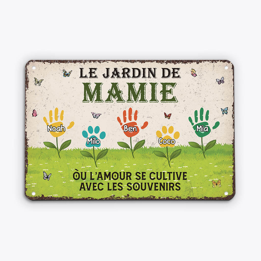 2053EFR1 toile le jardin de mamie empreintes personnalisee_0af526ad 61c3 4b16 b748 b9aaa3a3e67a