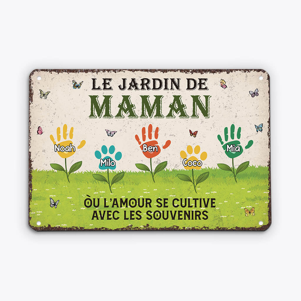 2053EFR2 toile le jardin de mamie empreintes personnalisee_917de1fd f3d3 466a aaa5 d7b29fb2f33e