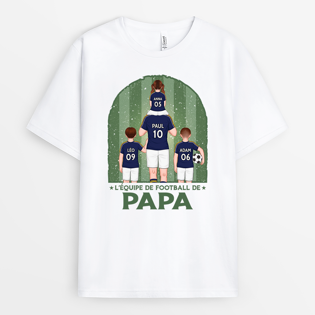 2060AFR1 t shirt personnalise lequipe de football de papa couleur clair 2060a5h8b