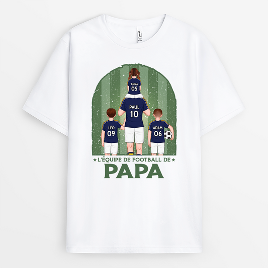 2060AFR1 t shirt personnalise lequipe de football de papa couleur clair 2060a5h8b