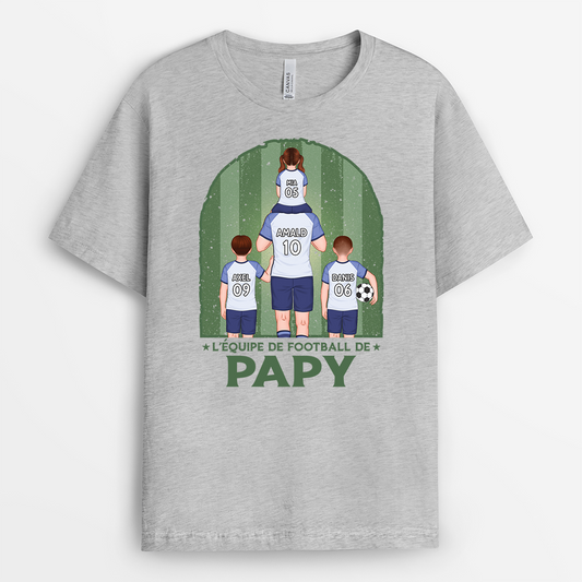 2060AFR2 t shirt personnalise lequipe de football de papa couleur clair 2060a5h8b